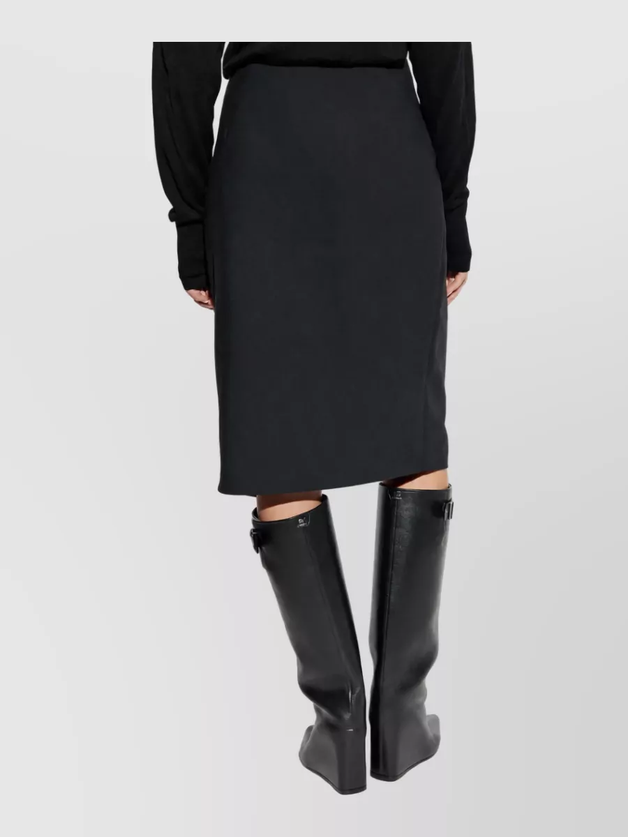 Casablanca Tailored Midi Wrap Skirt