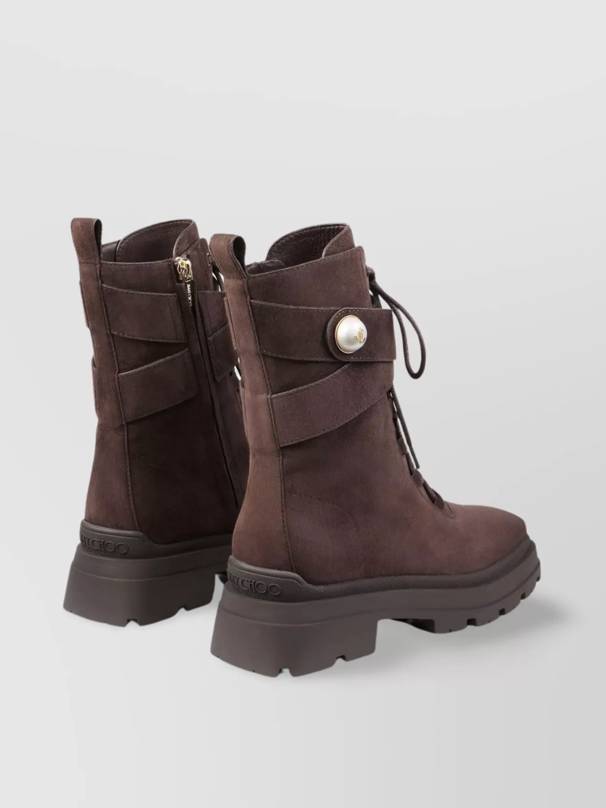 Jimmy Choo Noemi 45 Ankle Chunky Sole Boots