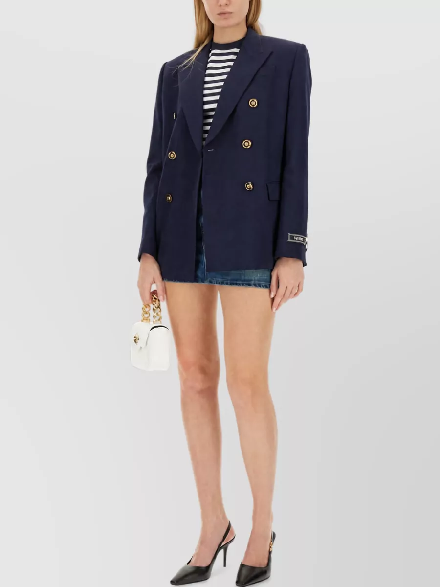 Versace Double-Breasted Blazer