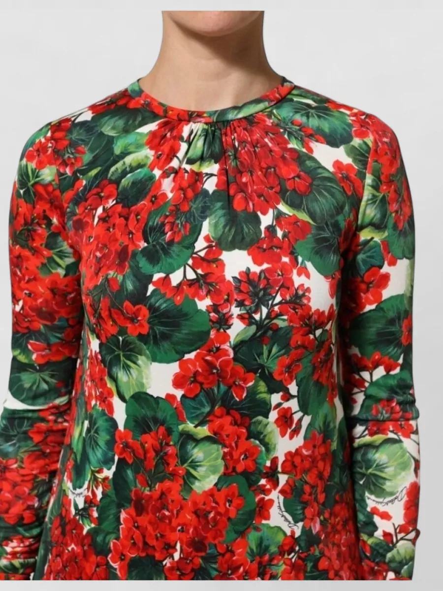 Dolce&Gabbana Floral Knee-Length Dress