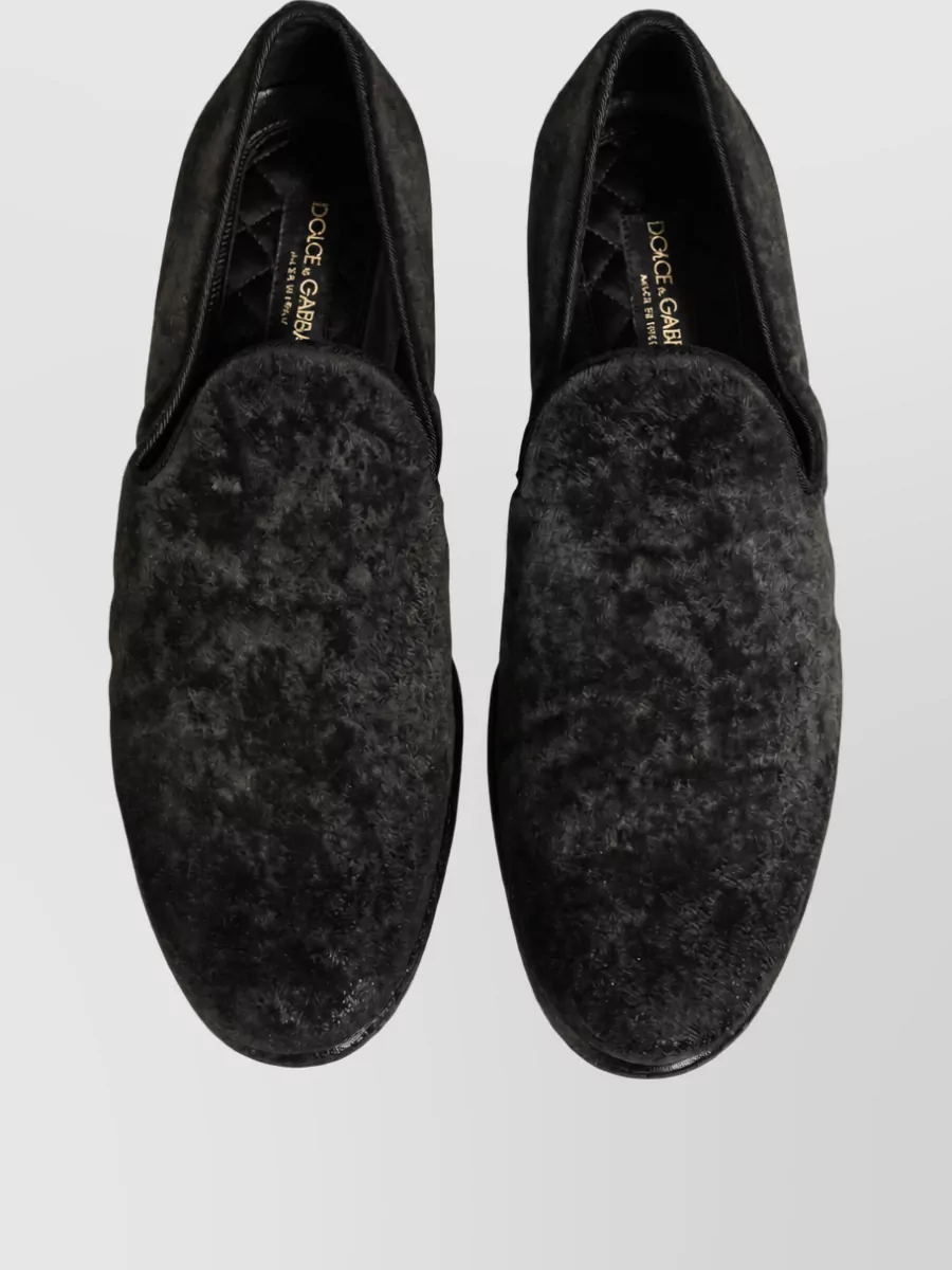 Dolce&Gabbana Suede Slippers