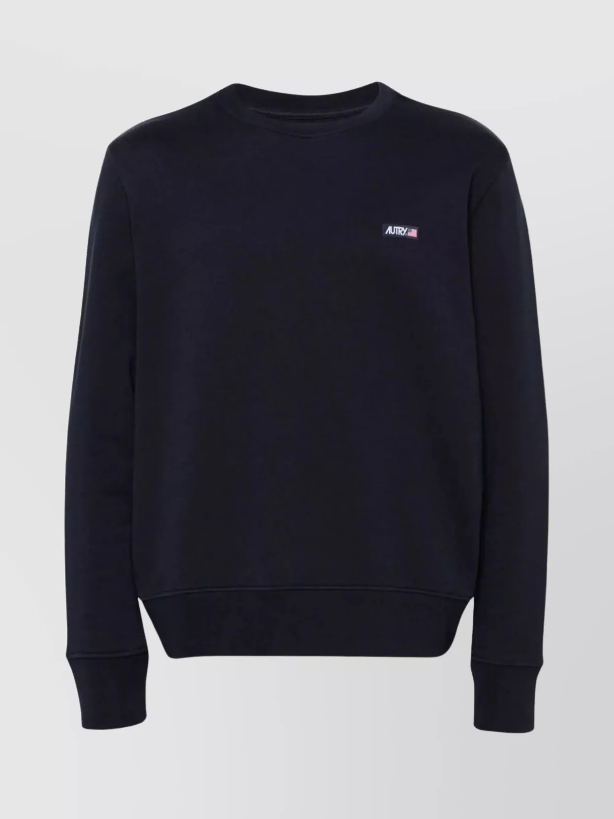 Shop Autry Crewneck Sweater With Iconic Logo Label