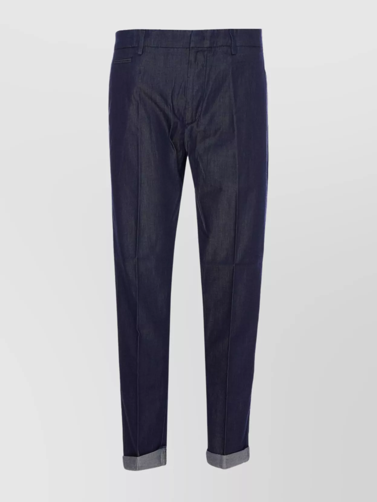 Dondup Tailored Trousers With Front Pleats And Cuffs