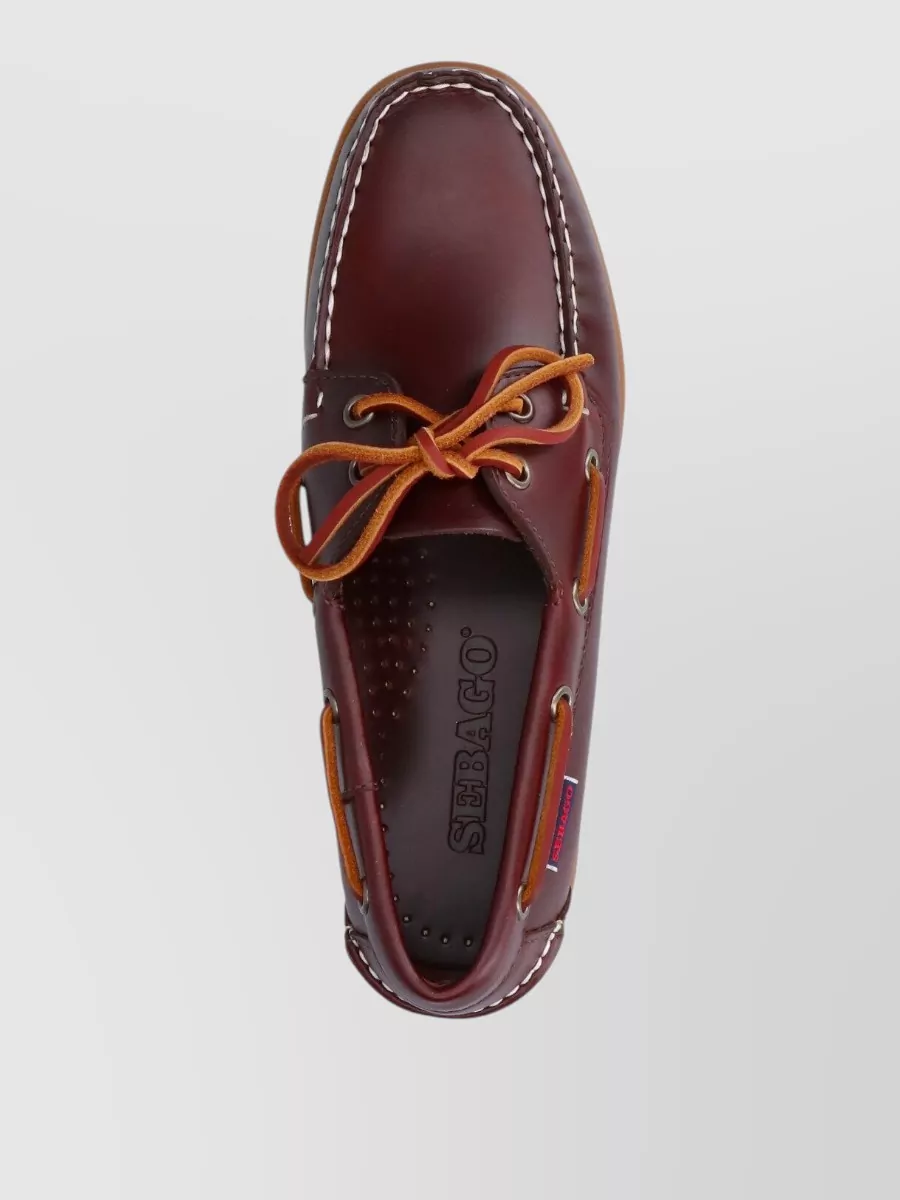 Sebago Leather Lace-Up Loafers