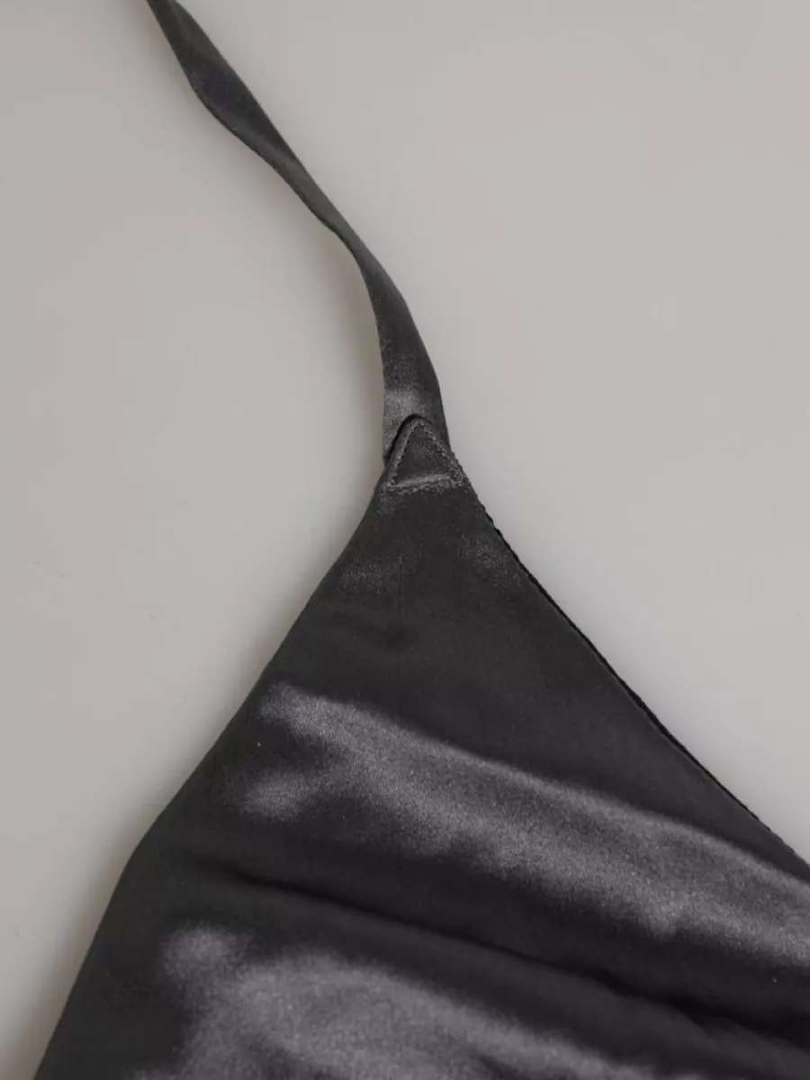 Dolce&Gabbana Silk Satin Triangle Soft Cup Bra