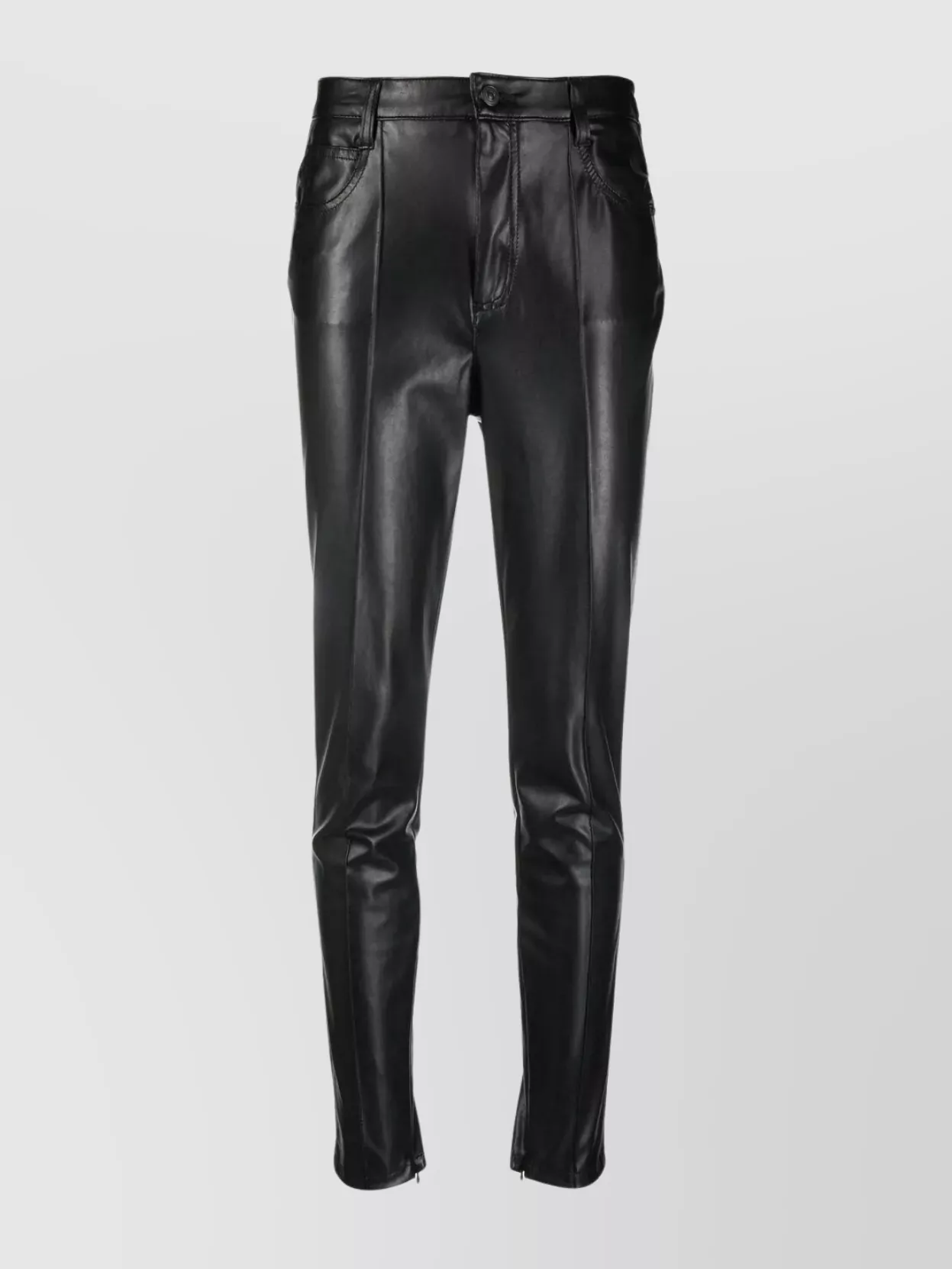 Ermanno Scervino Tailored Trousers With Pockets And Zip Detail In Black