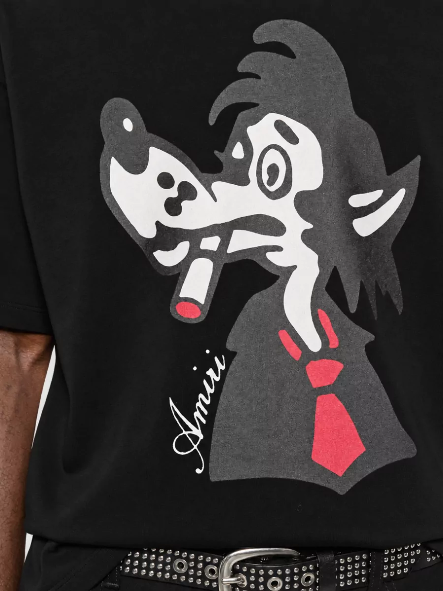 Amiri Cotton Graphic Print Short Sleeve T-Shirt