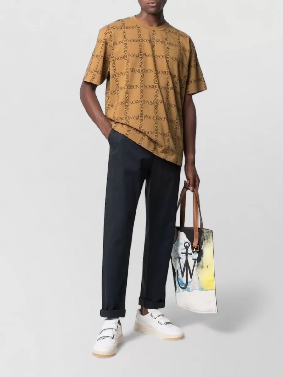 Jw Anderson Logo-Print Oversized T-Shirt