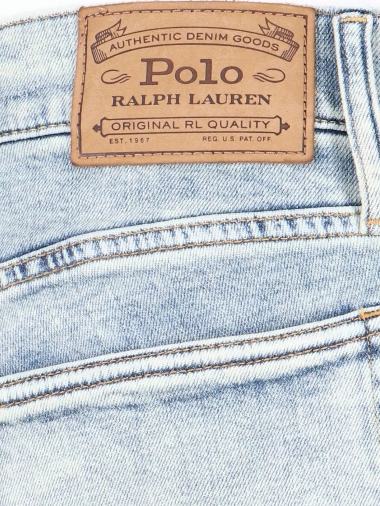 Polo Ralph Lauren Straight Leg Trousers With Belt Loops