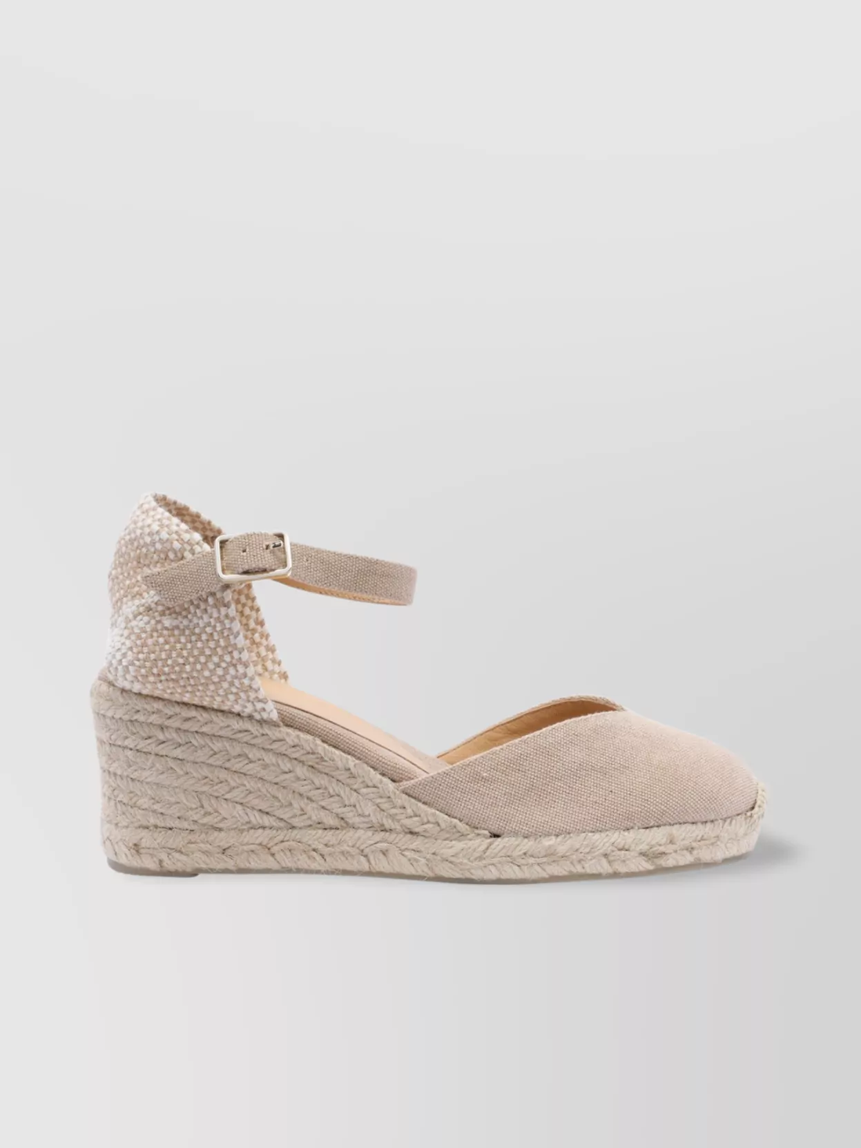 Castaner Cotton Espadrille Wedge Sandals