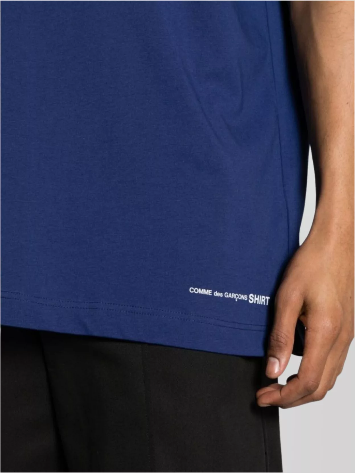 Comme Des Garçons Relaxed Fit Crew Neck Short Sleeve T-Shirt