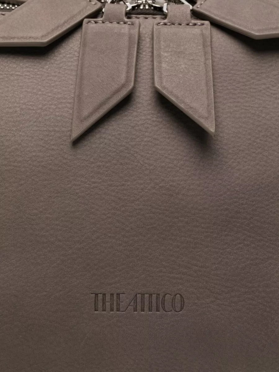 The Attico Calf Leather Clutch Bag