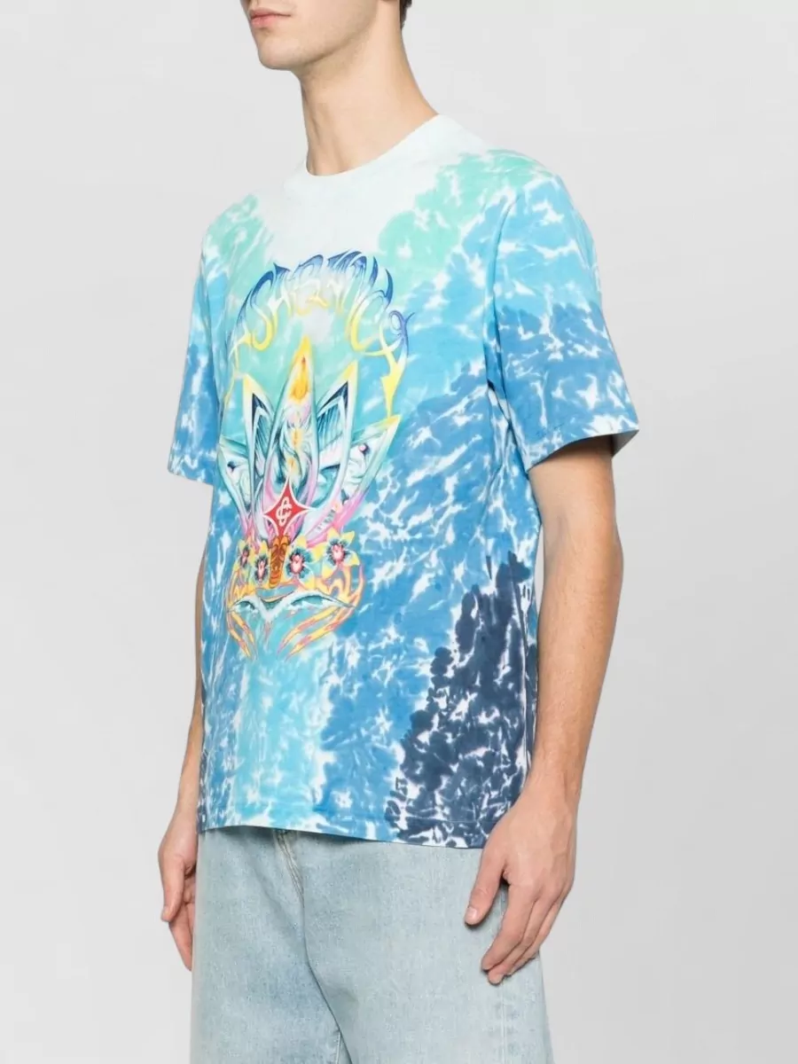 Casablanca Tie-Dye Cotton T-Shirt