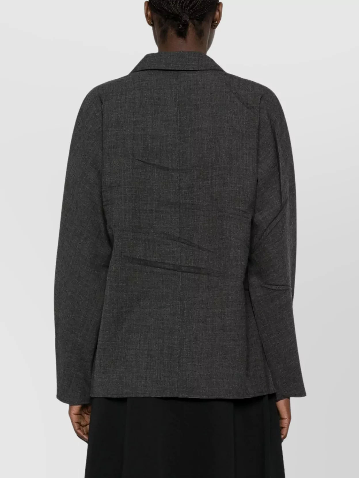 Prada Tailored Jacket With Notched Lapels And Buttoned Cuffs