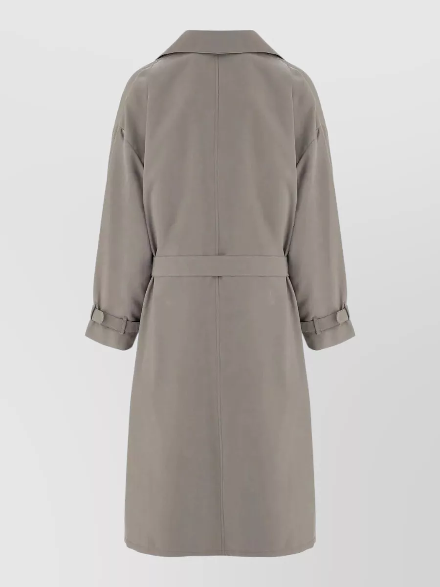 Giorgio Armani Oversized Double-Breasted Trench Coat