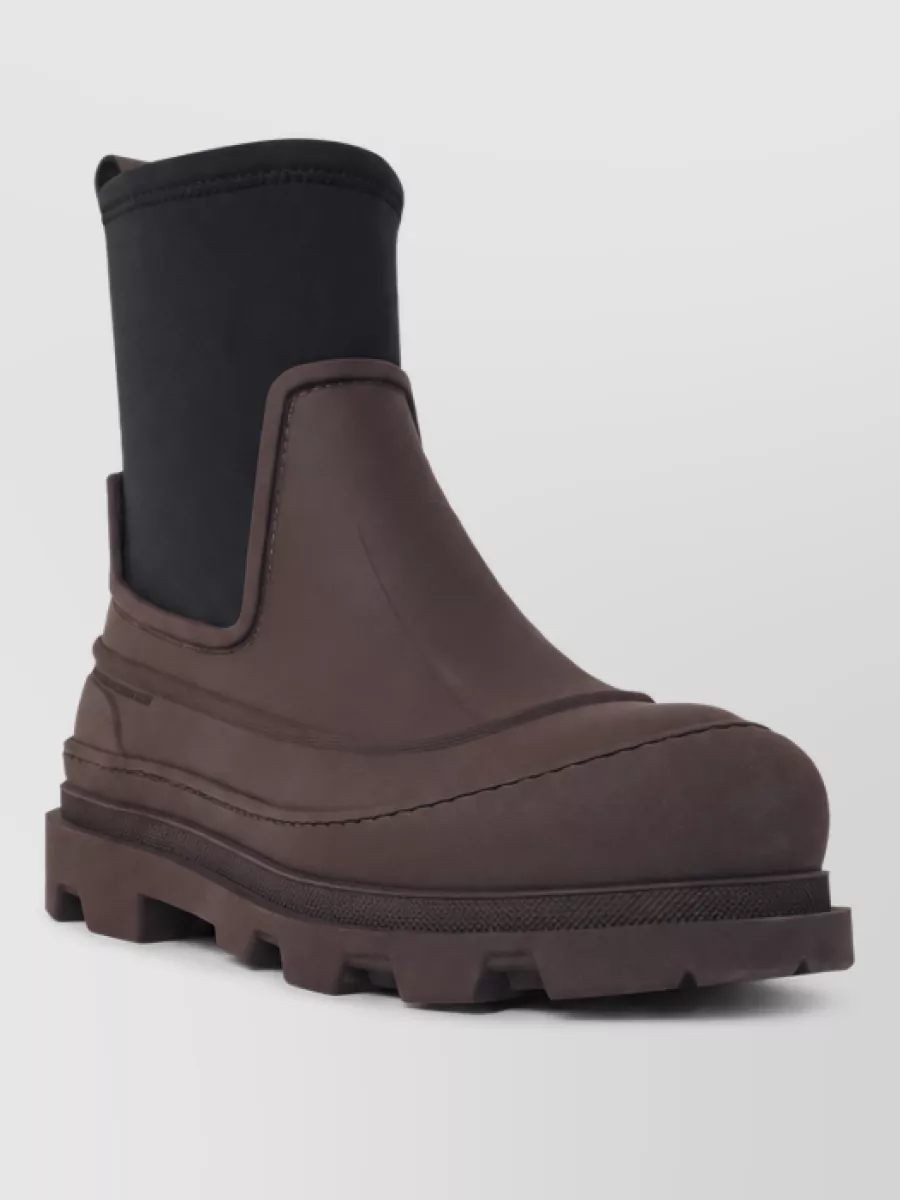 Moncler leather ankle boots