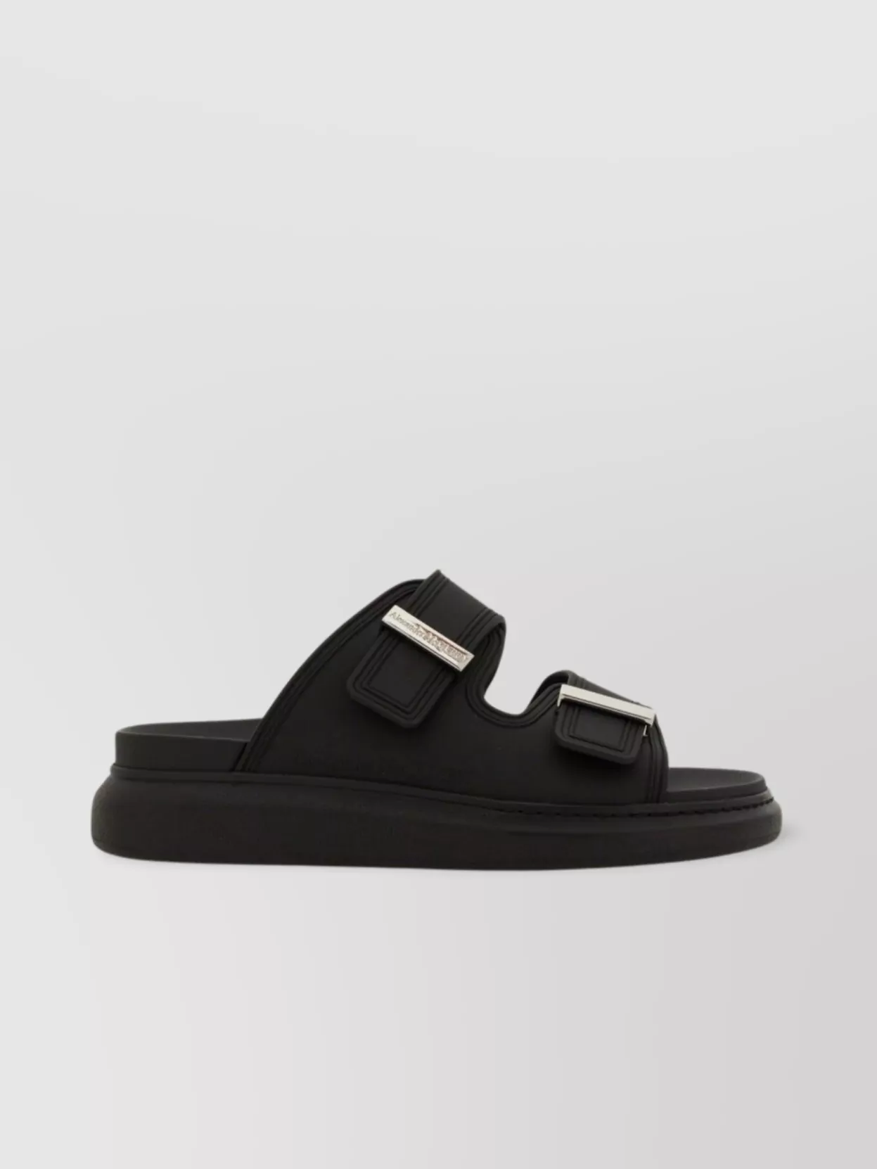 Alexander Mcqueen Double Strap Flat Sole Sandal