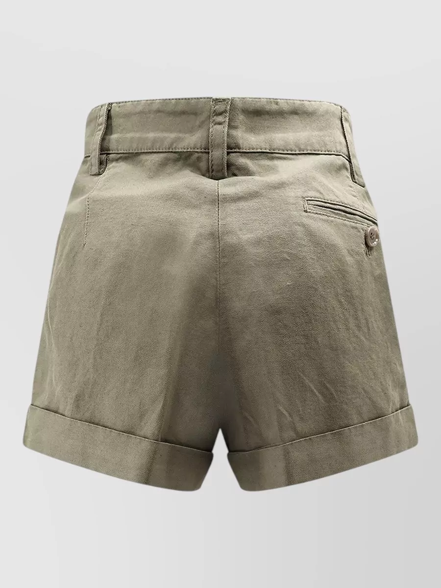 Aspesi Pleated Cropped Trousers