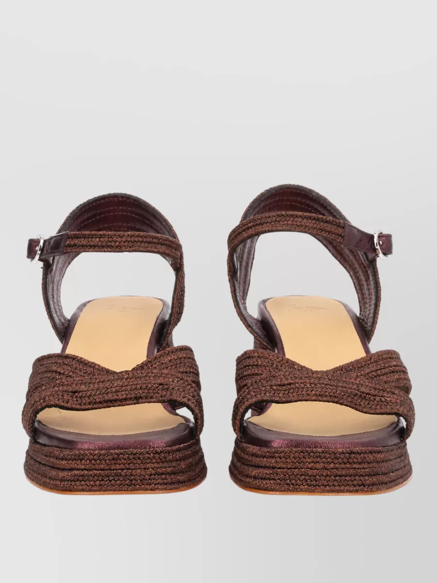 Castaner Metallic Sandals