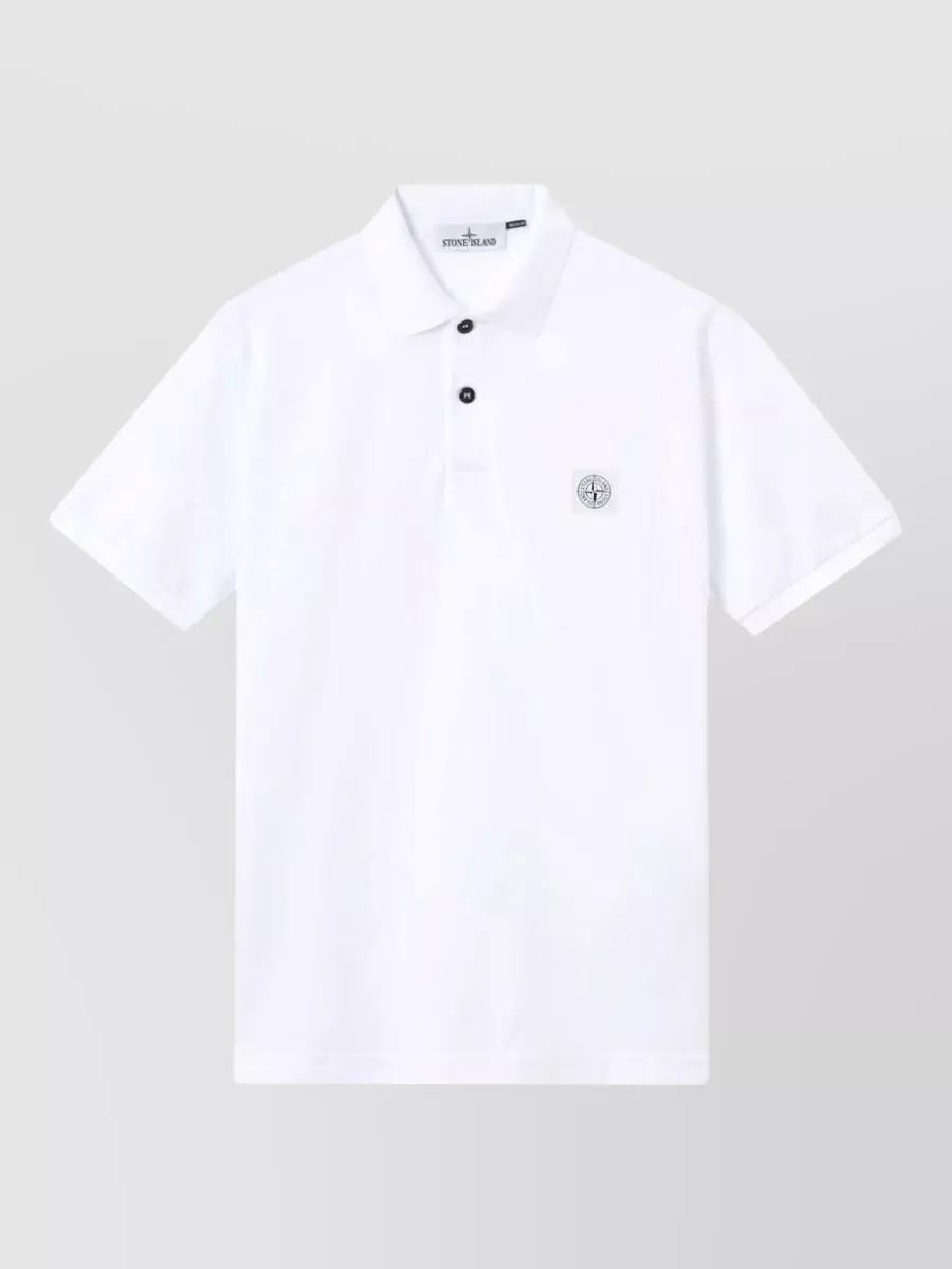 Stone Island cotton polo shirt