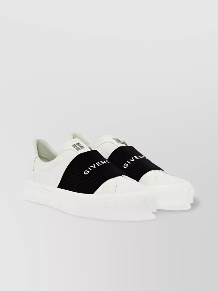 Shop Givenchy City Sport Elastic Band Sneakers In White