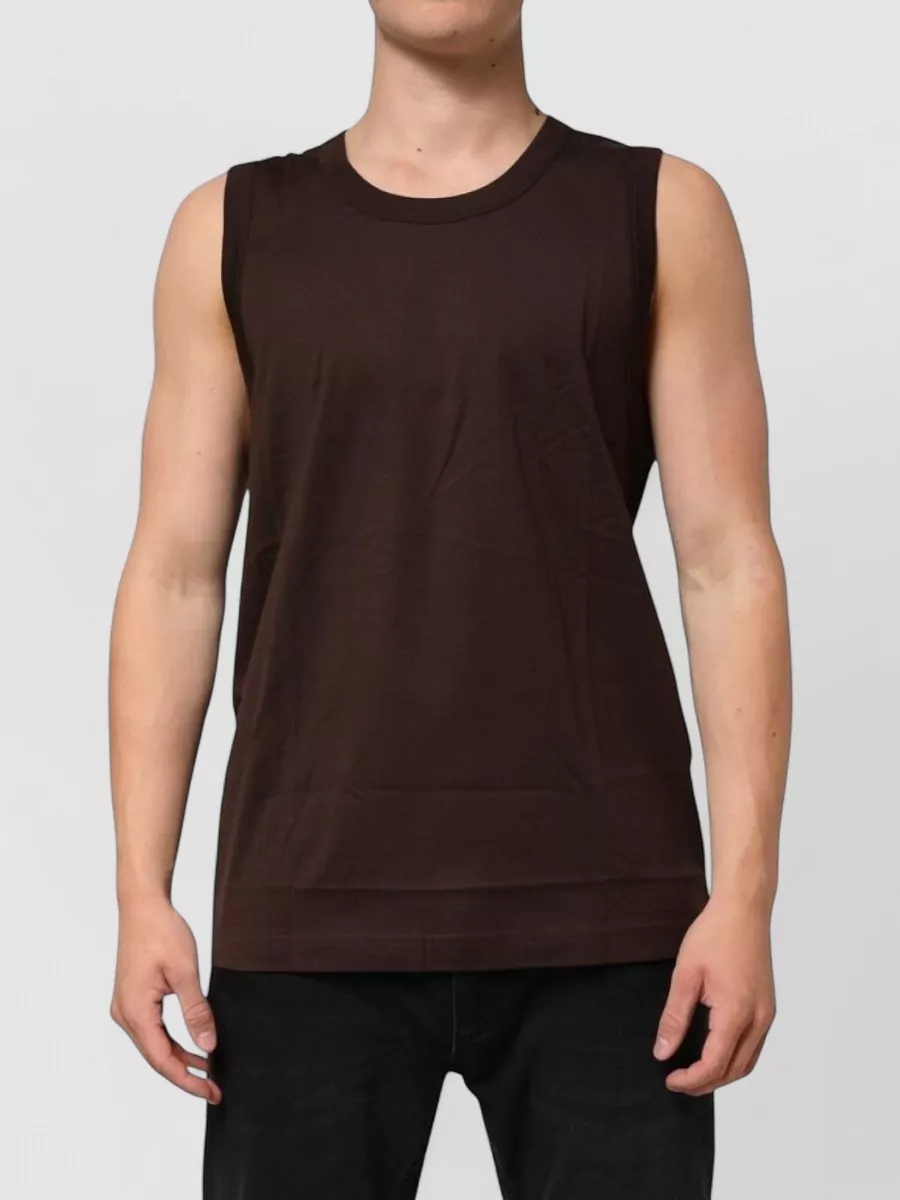 Dolce&Gabbana Cotton sleeveless tank top
