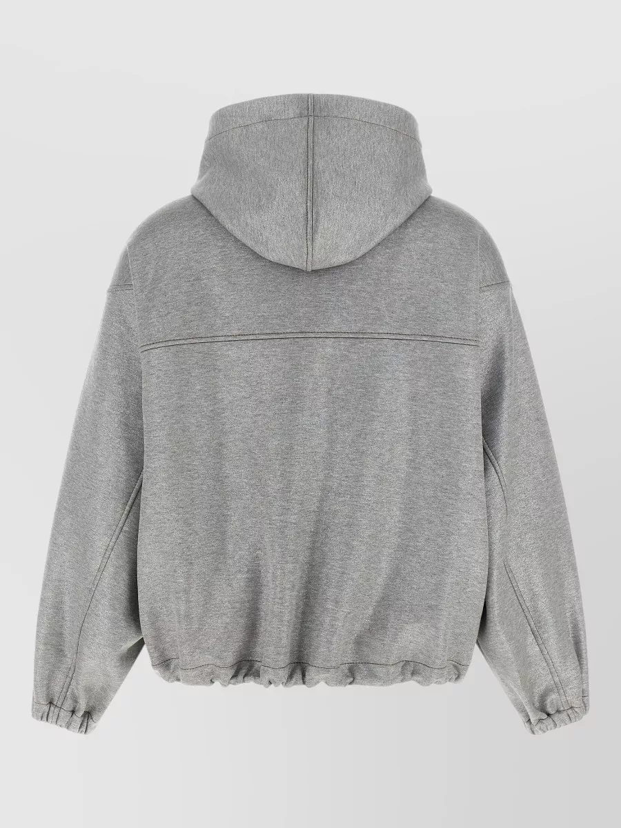 Brunello Cucinelli Cotton Bomber Hoodie