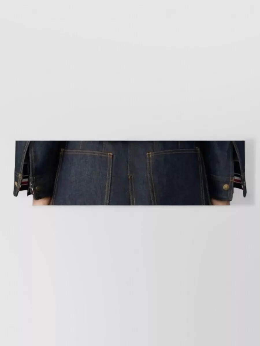 Thom Browne Denim Flared Jacket