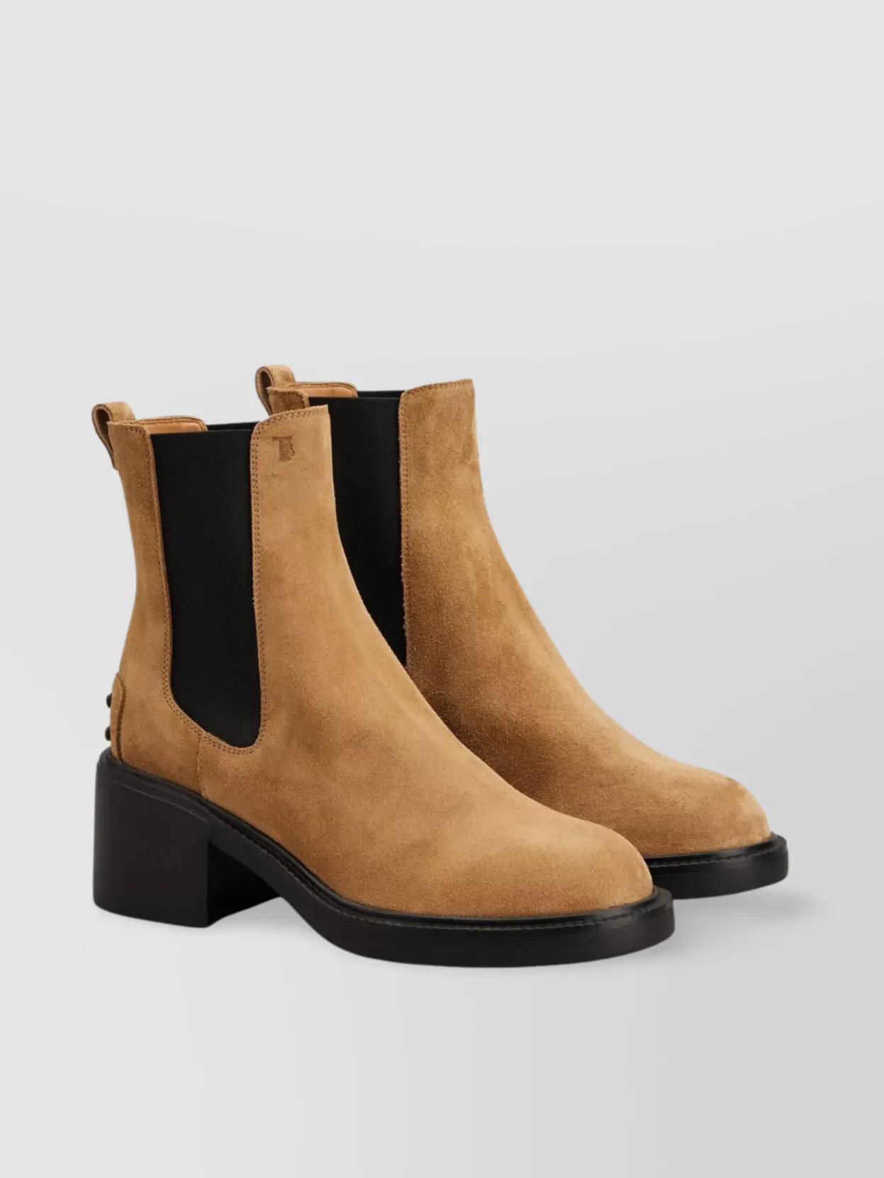 Tod's Block Heel Suede Finish Boots