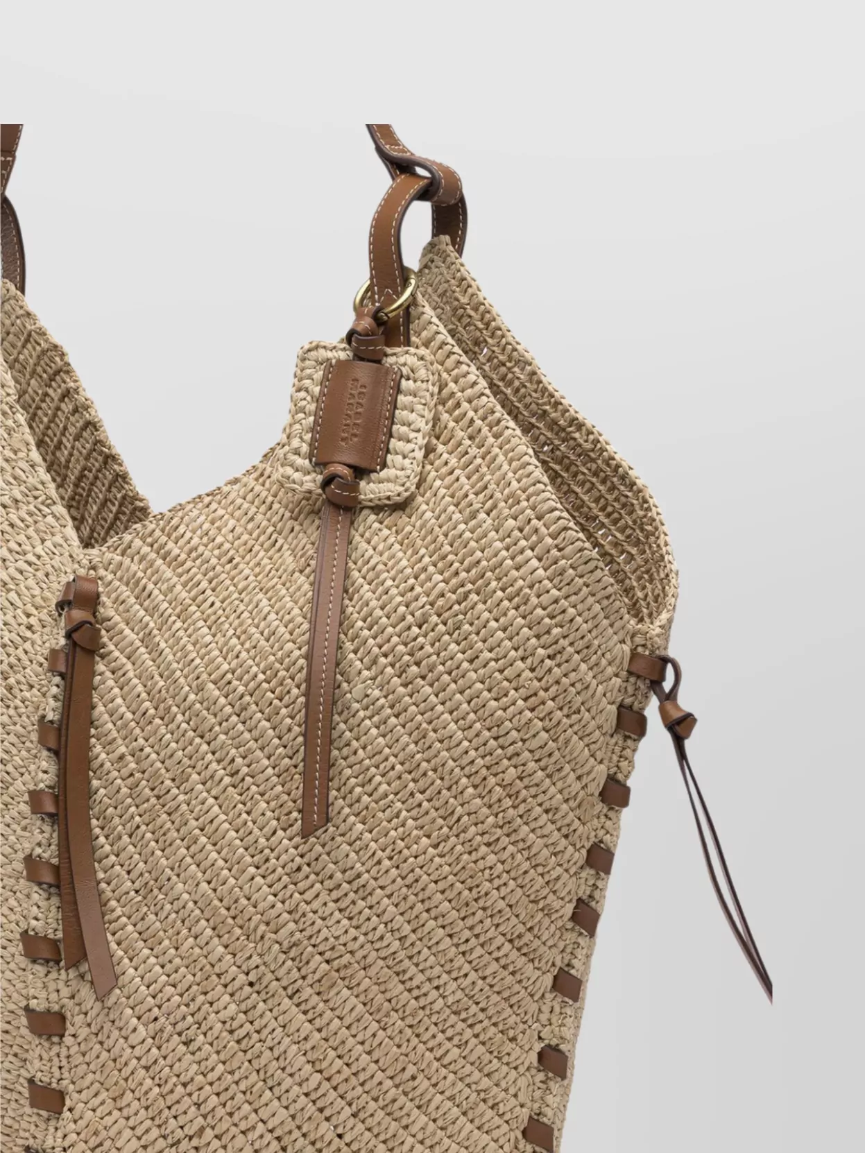 Isabel Marant "Tampa" Woven Shoulder Bag