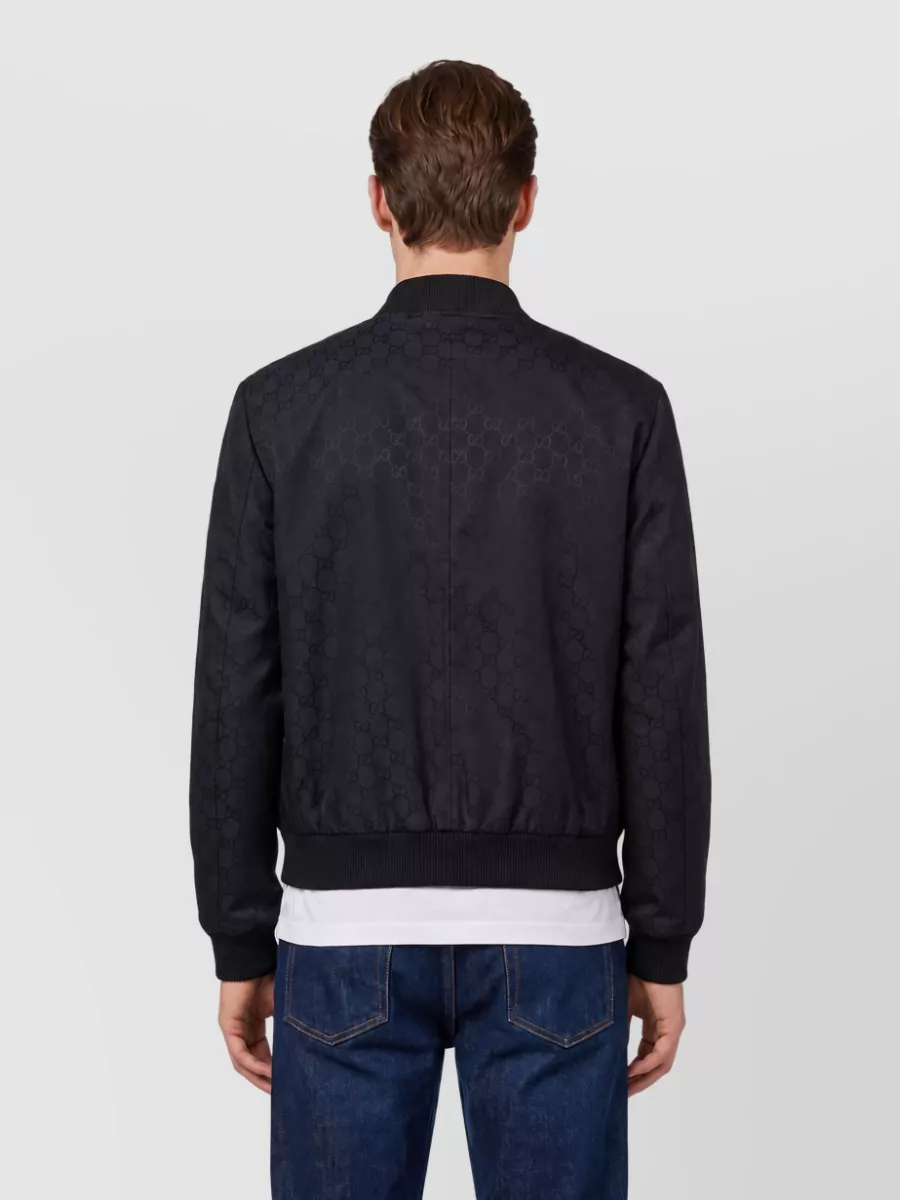 Gucci Reversible Silk Bomber Jacket