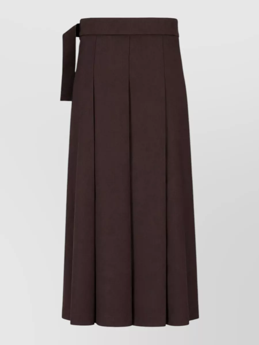 Parosh Wool A-Line Skirt
