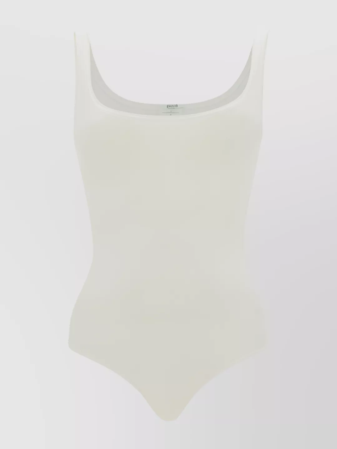 Wolford Fitted Monochrome Scoop Neck Sleeveless Bodysuit