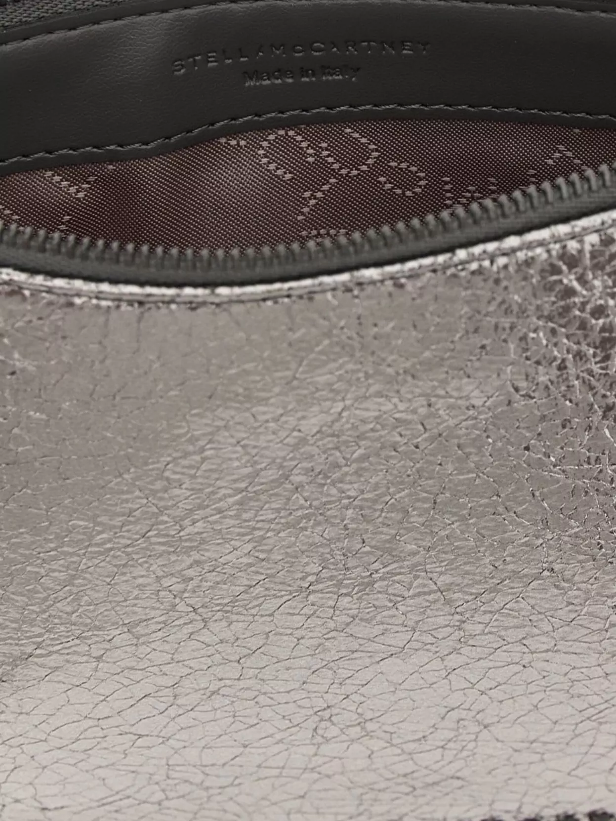 Stella Mccartney Chain Strap Metallic Finish Clutch Bag