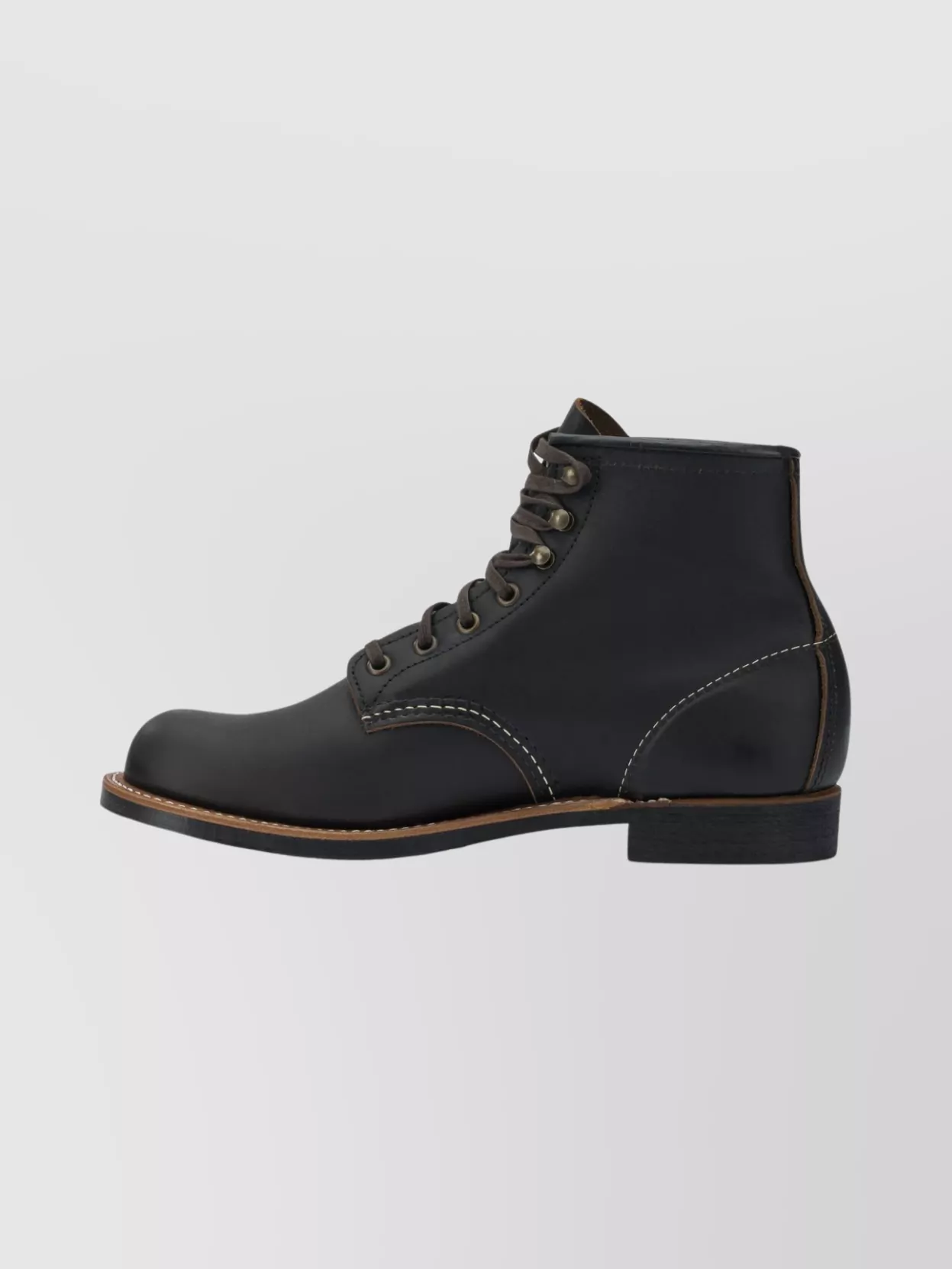Red Wing Shoes Lace-Up Ankle Boots Round Toe
