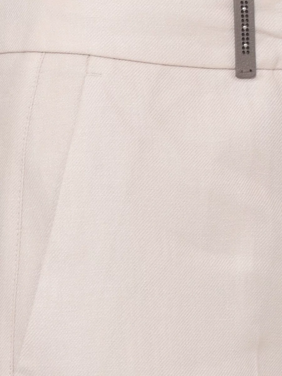 Peserico Linen Wide-Leg Trousers