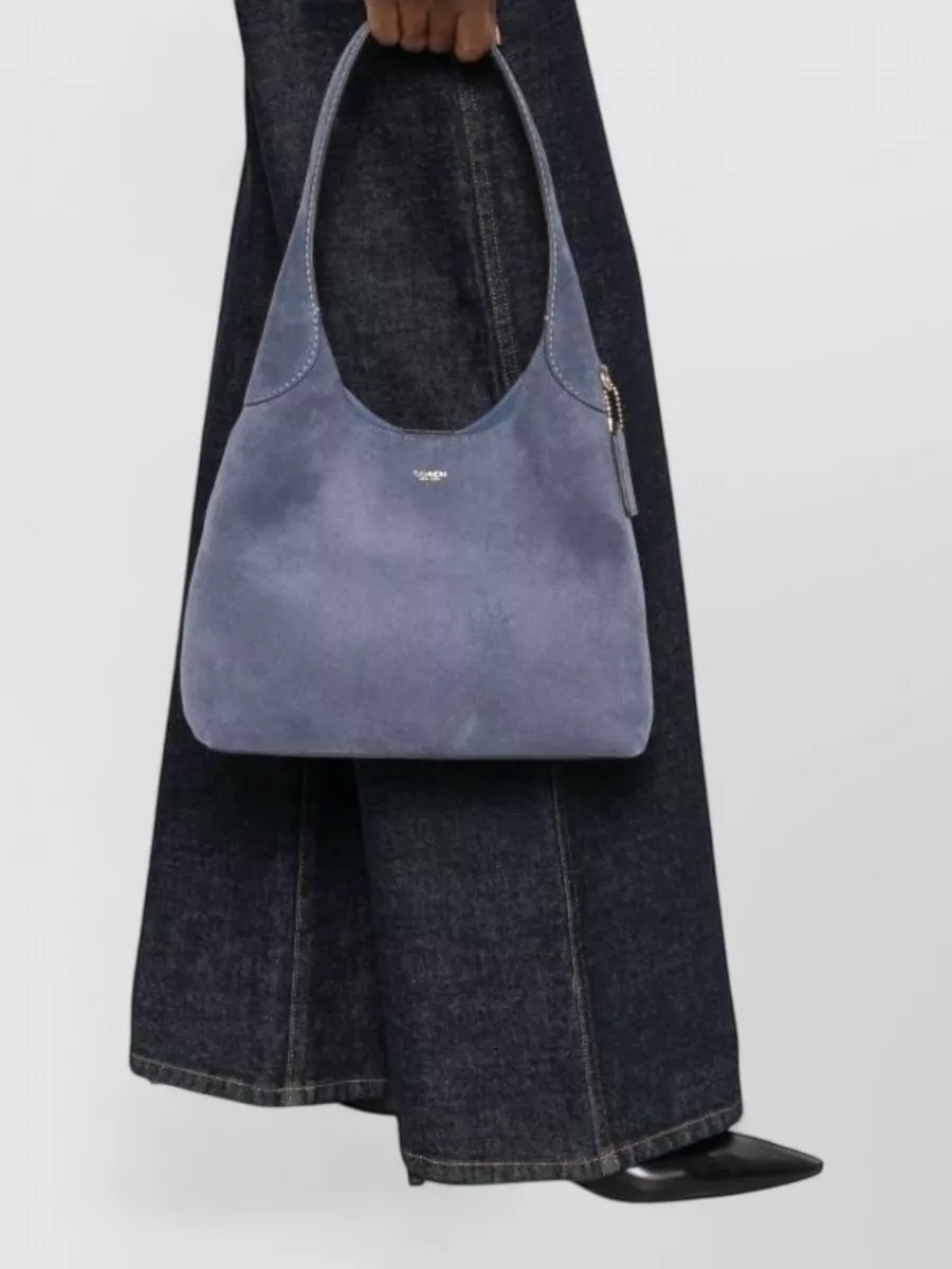 Coach Brooklyn 28 Suede Leather Shoulder Bag