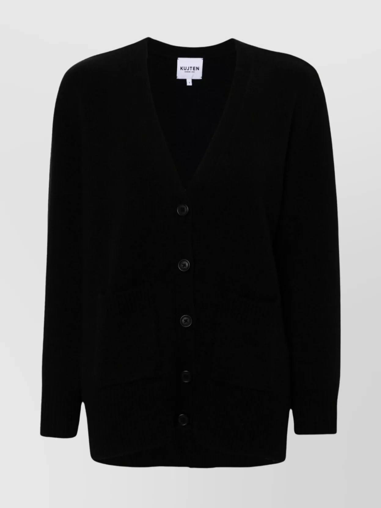 Kujten Knitwear V-Neckline Front Pockets