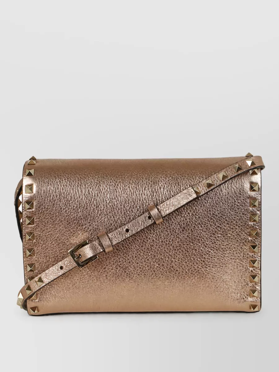 Valentino Garavani rockstud spike clutch bag