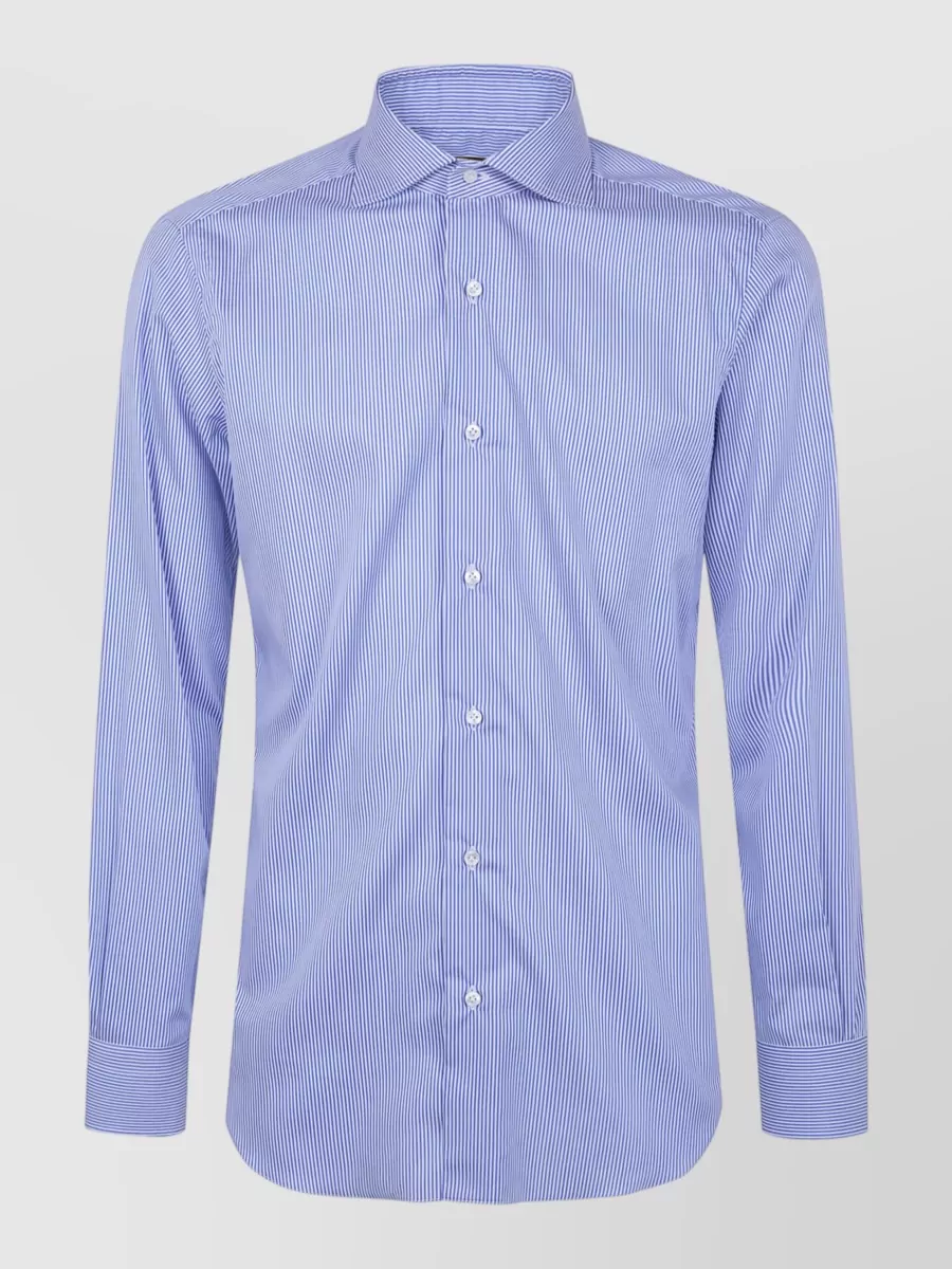 Barba Napoli Cotton twill shirt