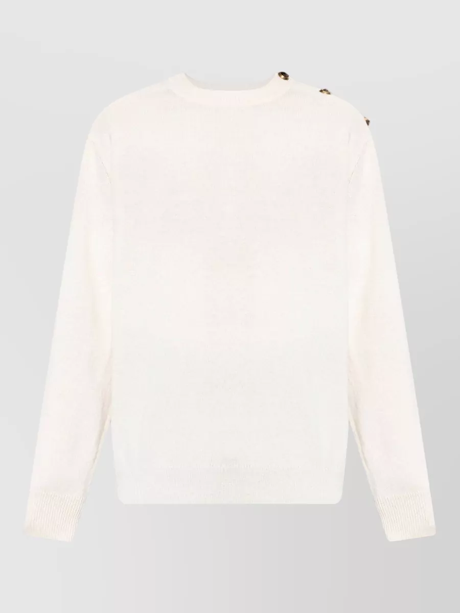 Balmain cashmere crewneck t-shirt