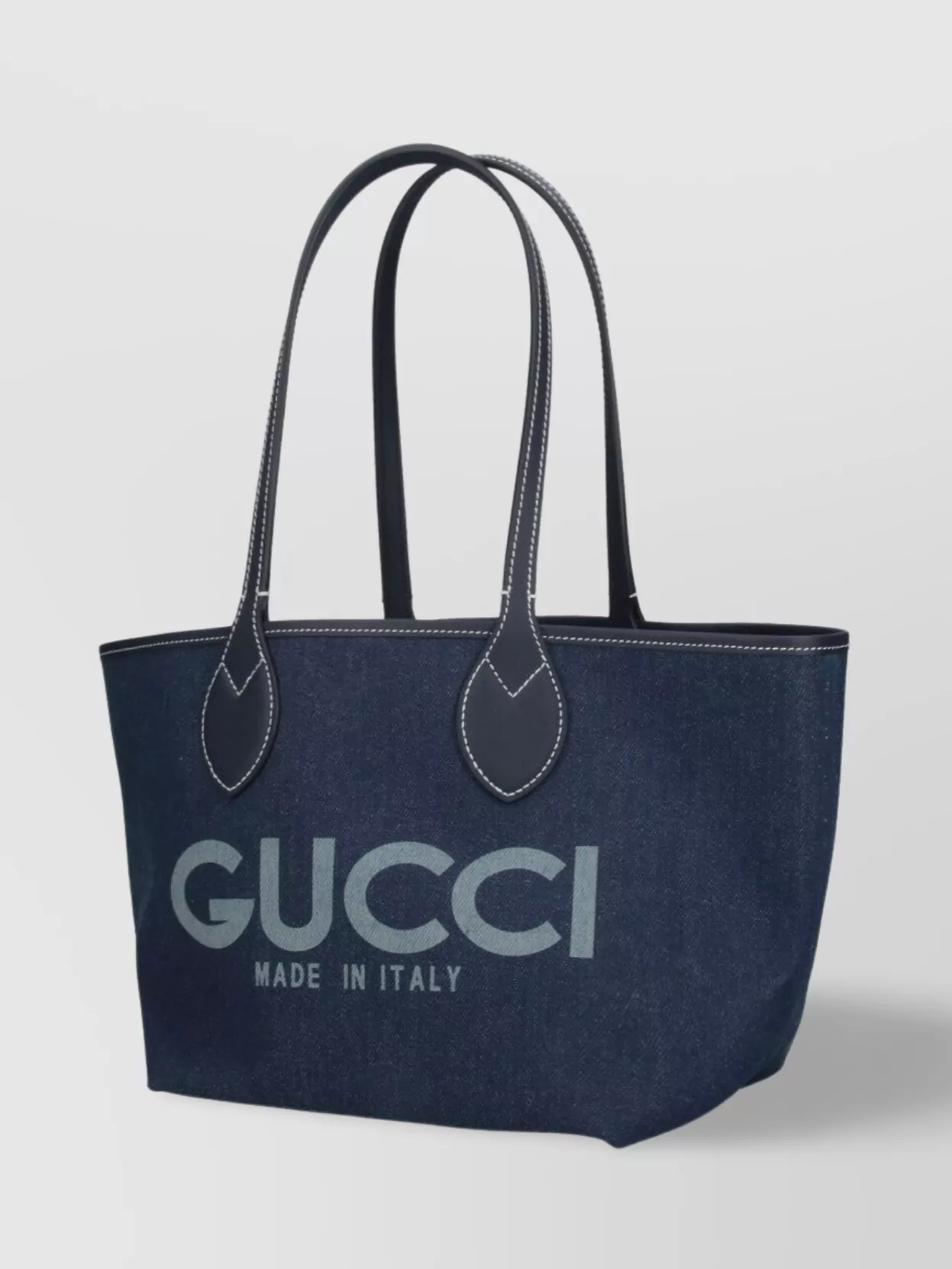 Shop Gucci Stitched Tote Bag Handles