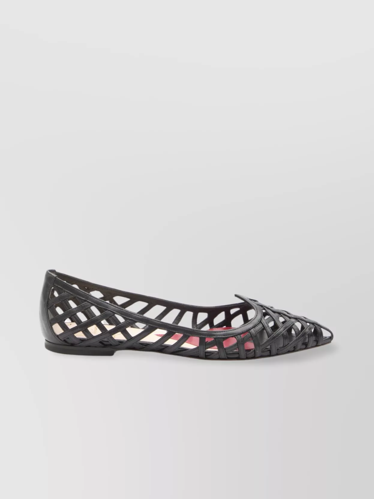 Roger Vivier Love Multistrap Ballerinas Heart-Shaped Upper