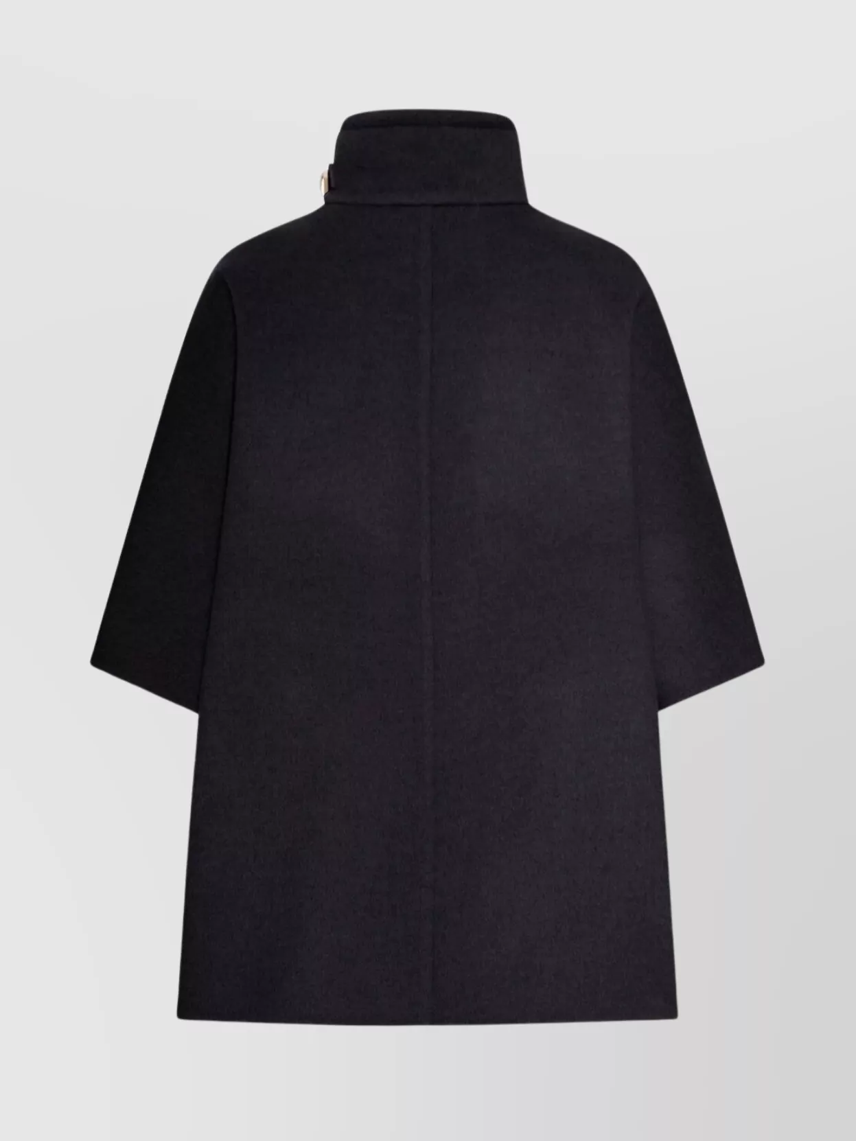 Max Mara Derrik Cashmere Jacket Funnel Neck In Black