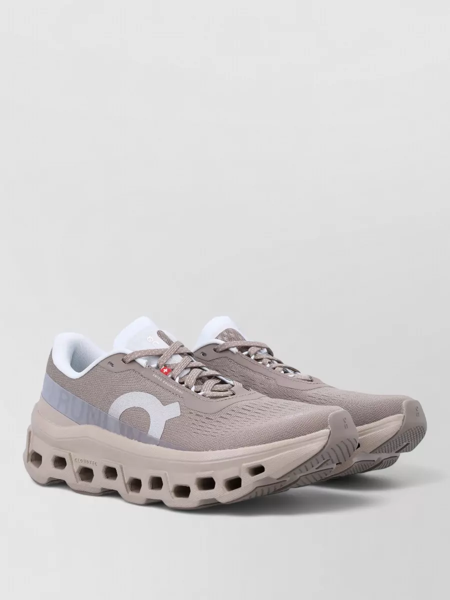 On Running recycled polyester lace-up running shoes