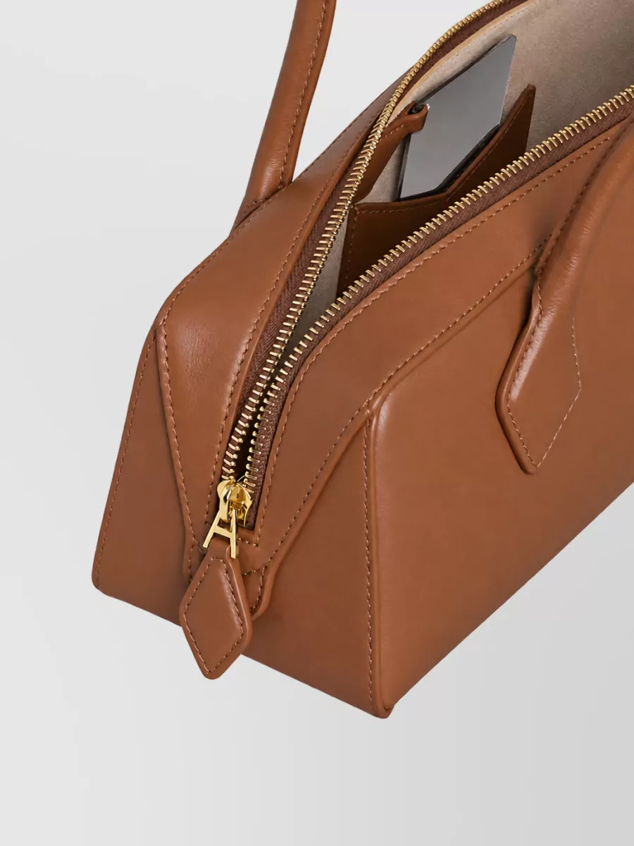 Alaïa Leather Le Teckel Medium Shoulder Bag