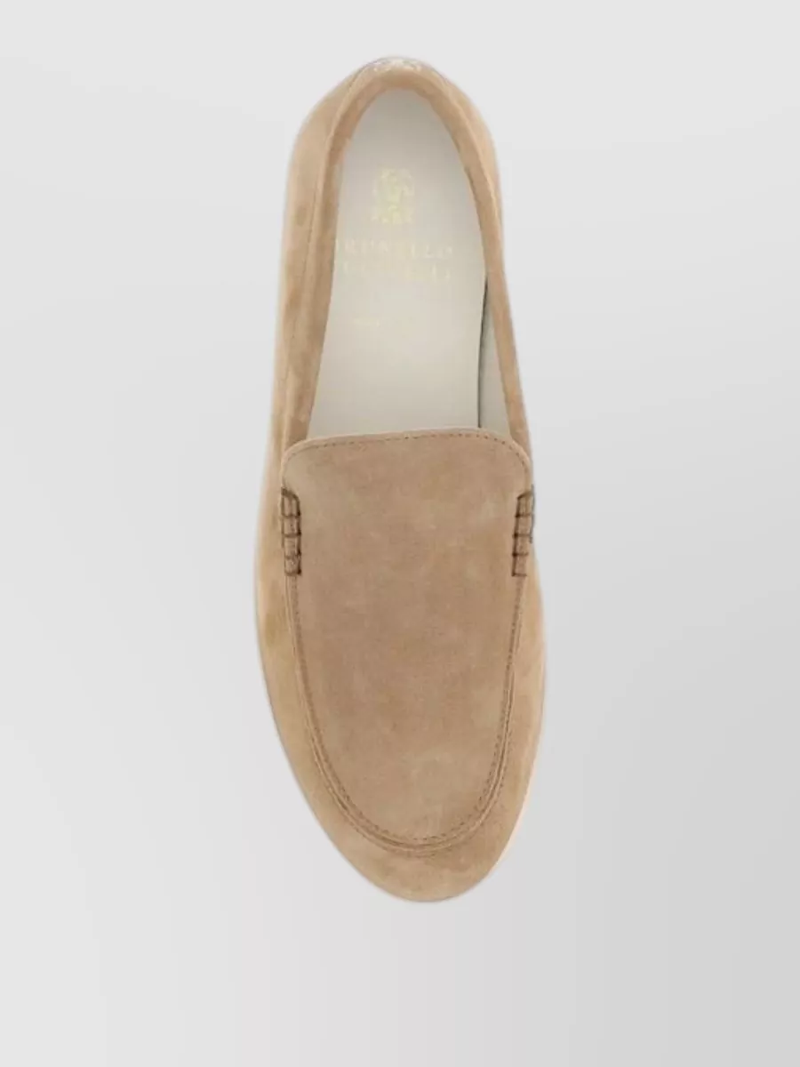 Brunello Cucinelli Rubber Slip-On Loafers
