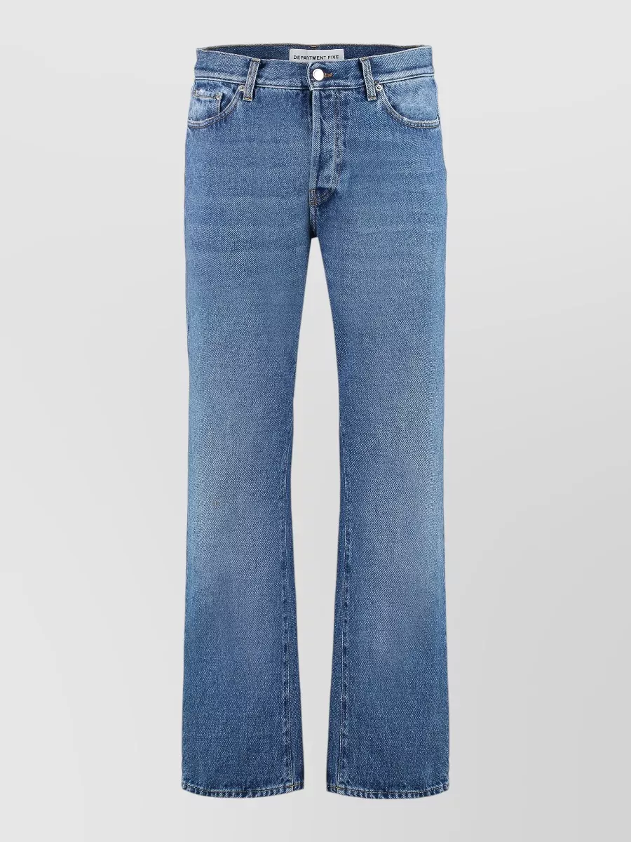 Department 5 cotton straight-leg jeans