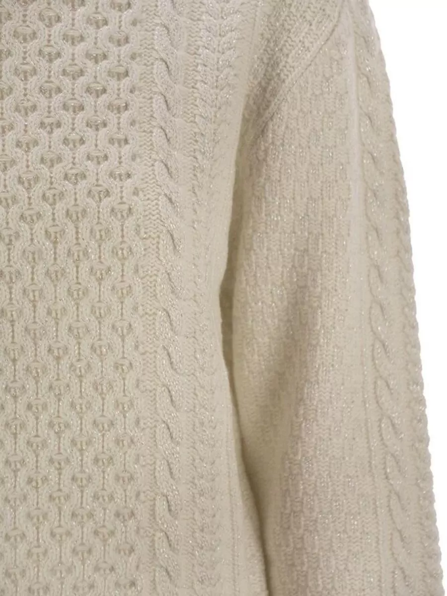 Fabiana Filippi Cashmere Wool Metallic Jumper