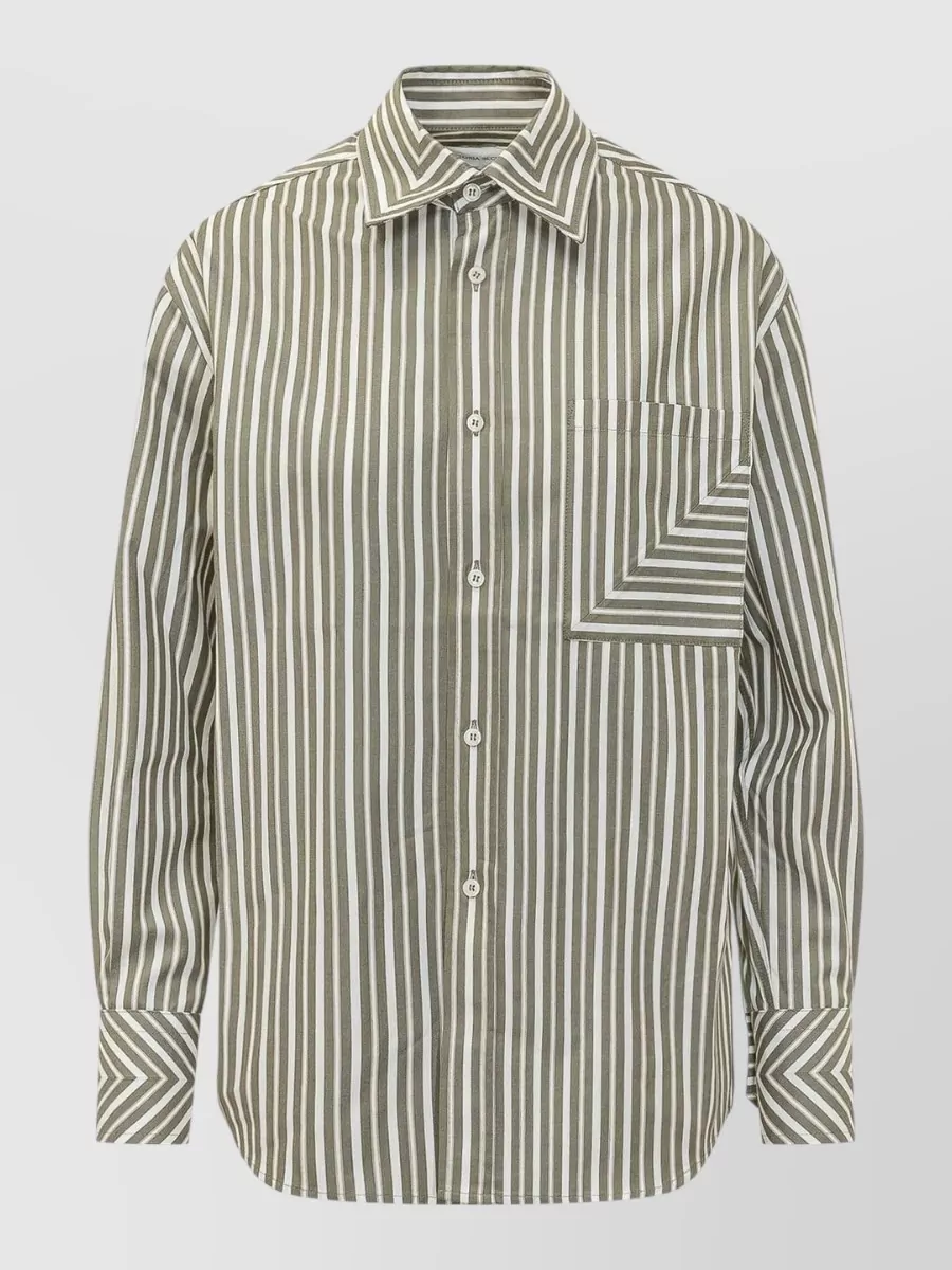 Victoria Beckham striped cotton shirt